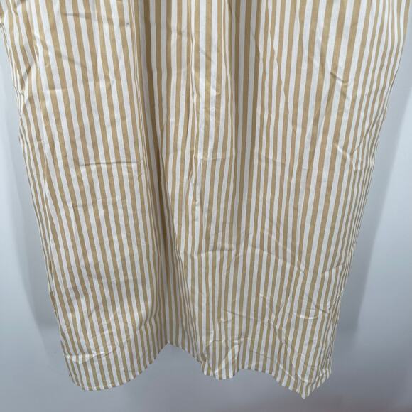 LINE & DOT Ryline Dress Size Small Yellow Stripe Yellow/Tan Ruffle Tie Waist NWT - Picture 12 of 16
